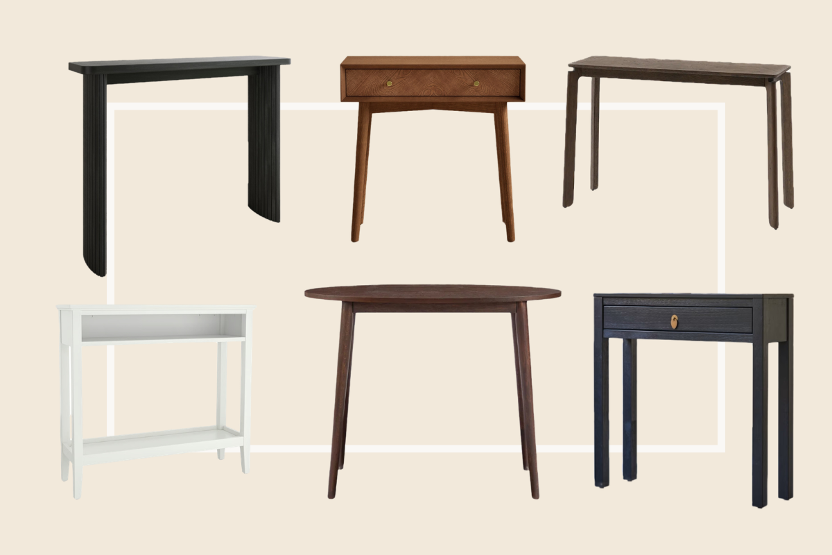 Best Skinny Console Tables For Narrow Hallways
